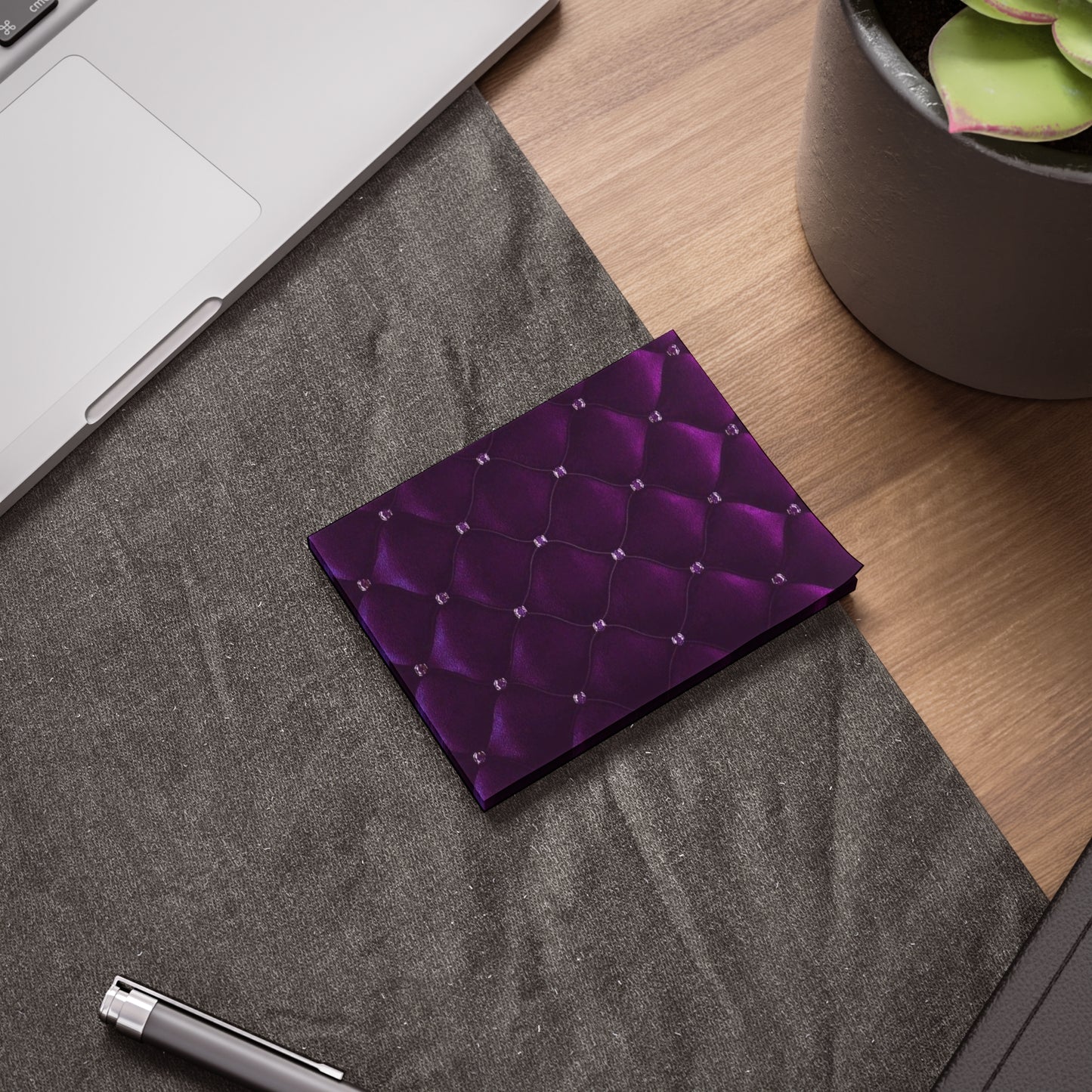 Luxury Purple Post-it® Note Pads, Office Supplies, Sticky Notes, Stationery, Memo Pads, Teacher Gifts