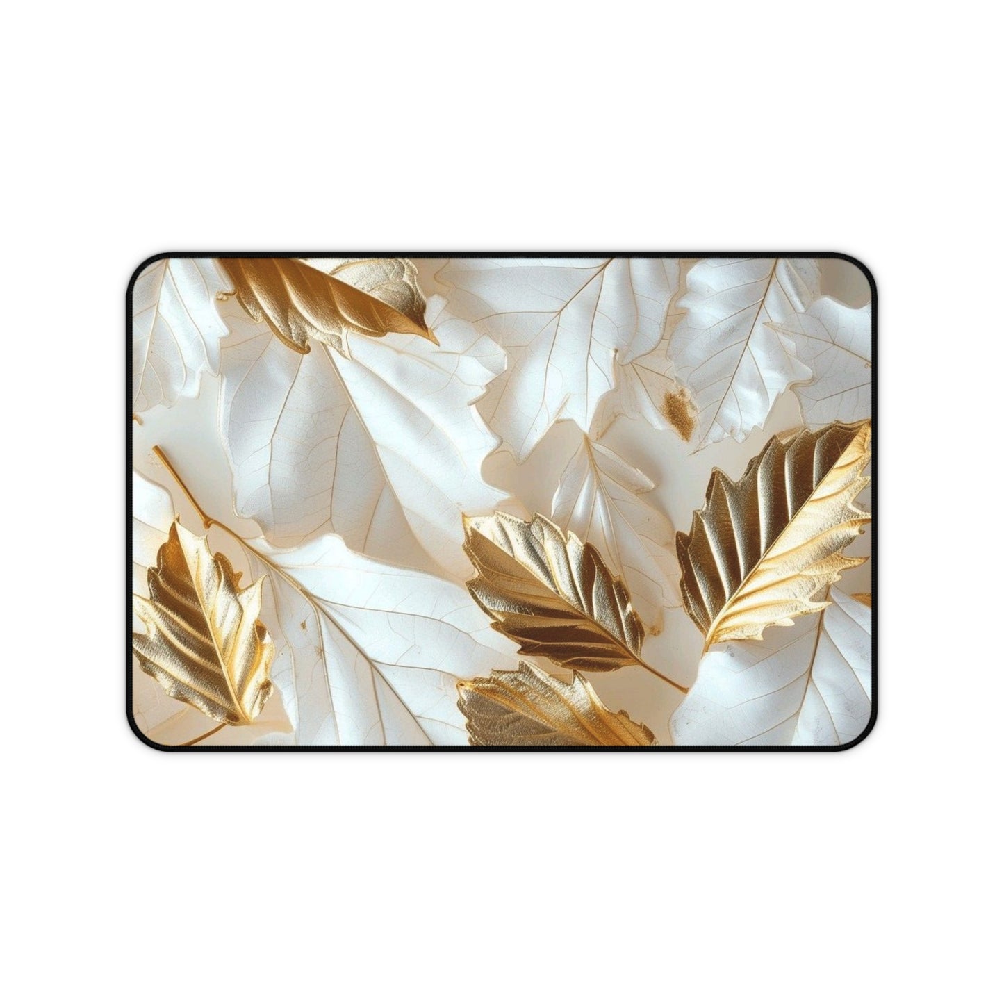 "Rebranding Into A New Badder Bitch!"~ White/Gold Desk Mat