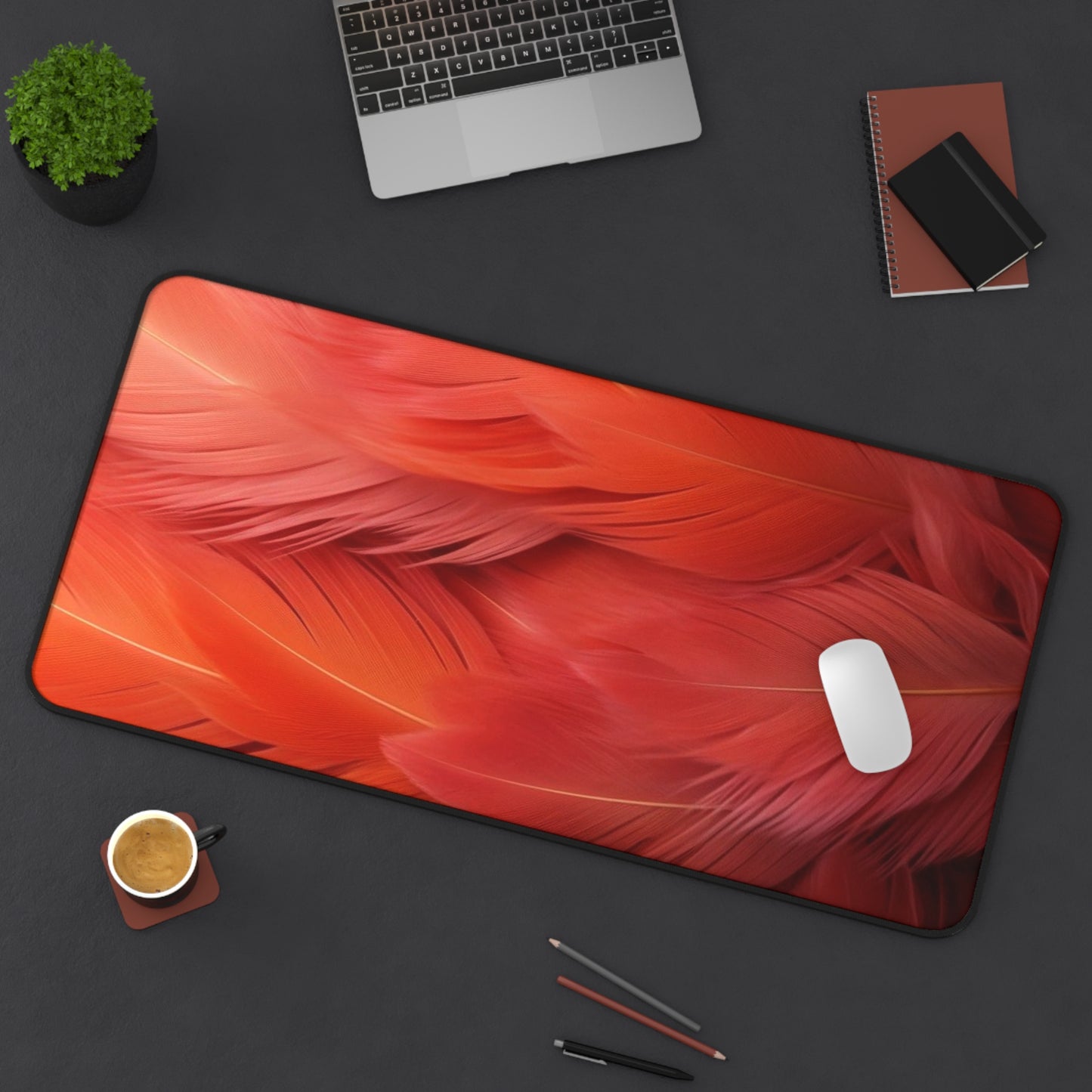 "Rebranding Into A New Badder Bitch!" ~ Orange Desk Mat