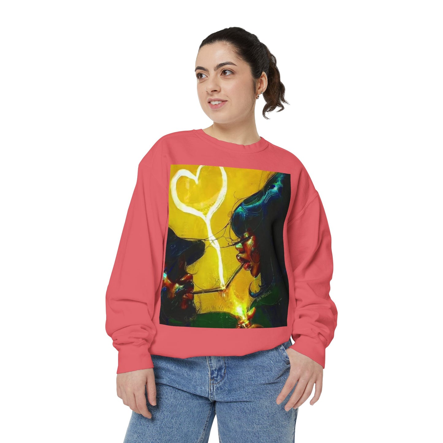 Romantic “High on Love” Sweatshirt