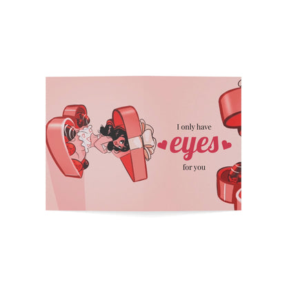 Valentine's Day Greeting Cards (1, 10, 30, 50pcs) Naughty Girl Design