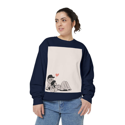 "Can We Talk For A Minute?.." ~ Unisex Garment-Dyed Sweatshirt