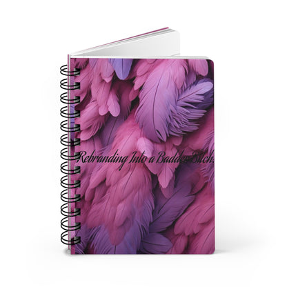 PInk & Purple Feathered ~ Baddie Journal