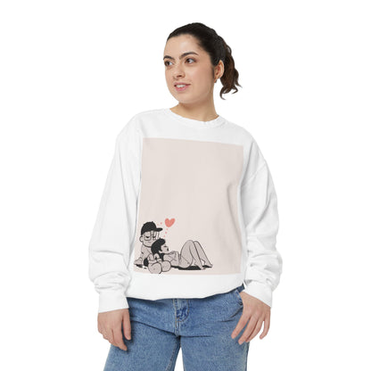 "Can We Talk For A Minute?.." ~ Unisex Garment-Dyed Sweatshirt