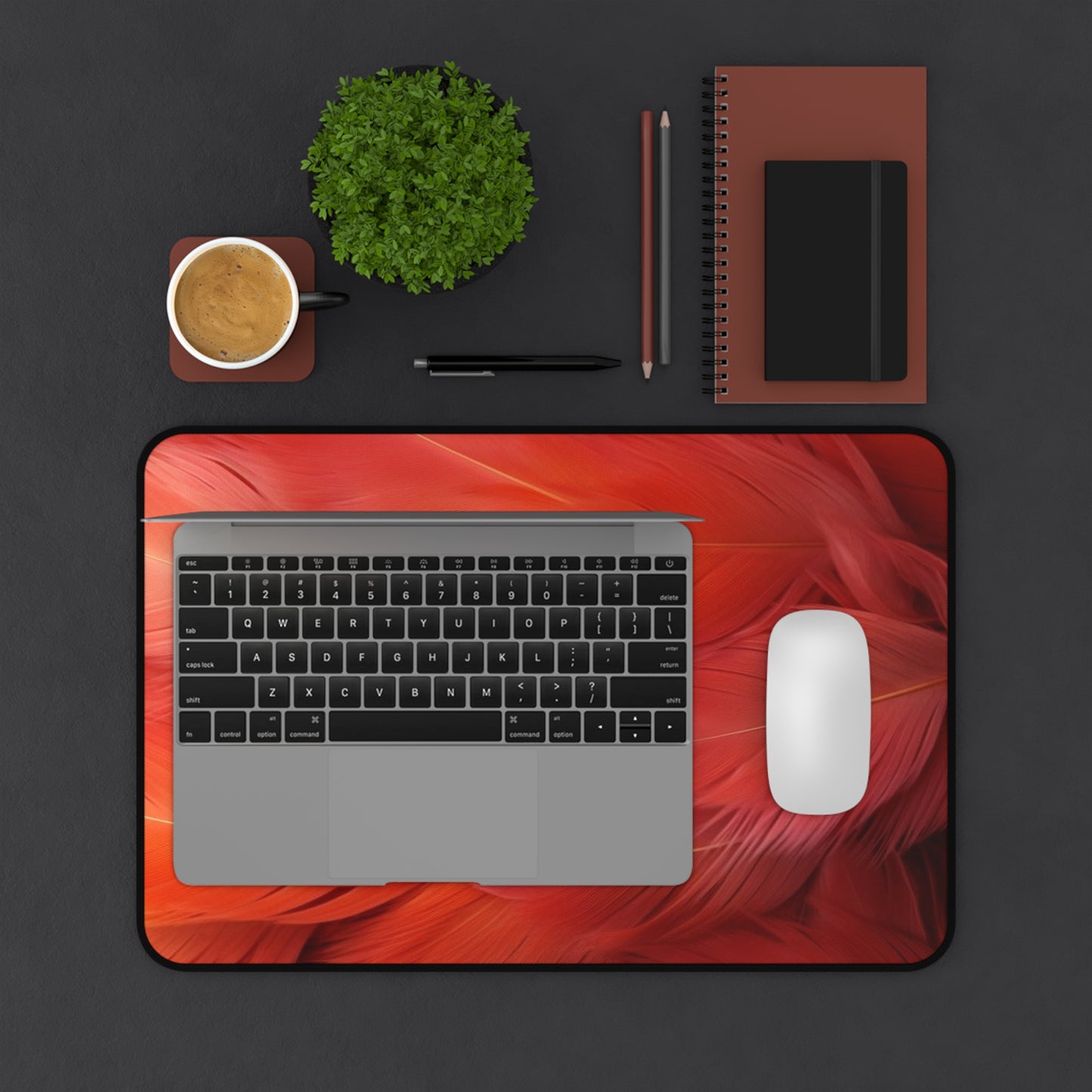 "Rebranding Into A New Badder Bitch!" ~ Orange Desk Mat