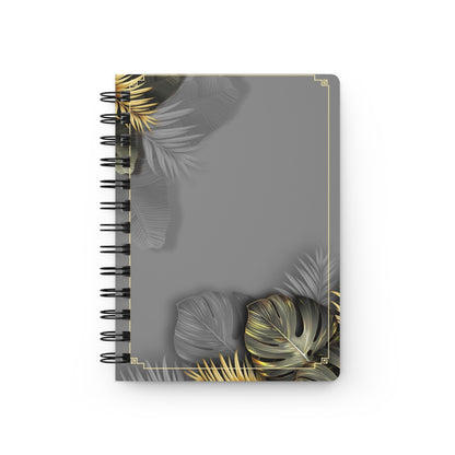 Tropical Leaves Spiral Bound Journal | Botanical Notebook, Gift for Nature Lovers, Travel Journal, Writing Diary, Eco-Friendly Stationery