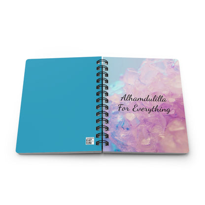 Alhamdulillah Spiral Bound Journal - Gratitude Notebook, Inspirational Writing, Self-Care Journal, Gift for Writers, Spiritual Reflection
