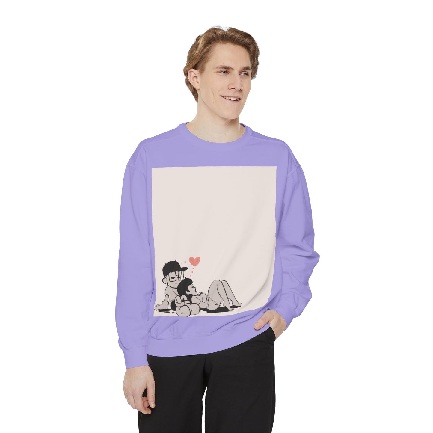 "Can We Talk For A Minute?.." ~ Unisex Garment-Dyed Sweatshirt