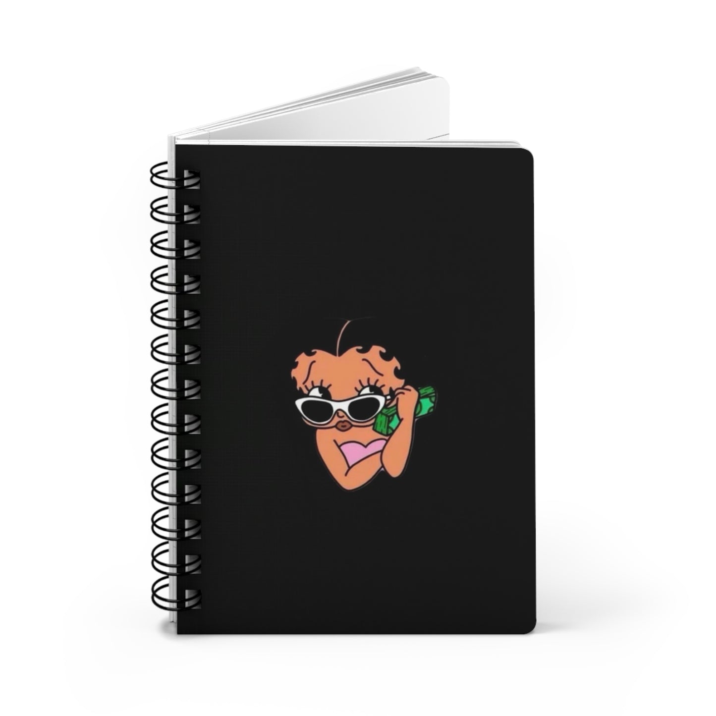 Cool Vibes Betty Boop Spiral Bound Journal, Stylish Notebook for Teen Girls, Perfect for Note-Taking, Journaling, Gift Idea