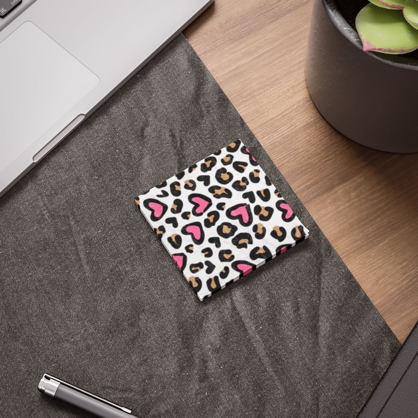 Pink Cheetah Print Post-it® Note Pads
