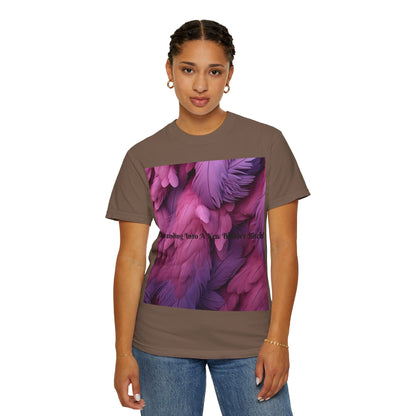 Rebranding Into A New Badder Bitch! ~ Purple/Pink Unisex Garment-Dyed T-shirt