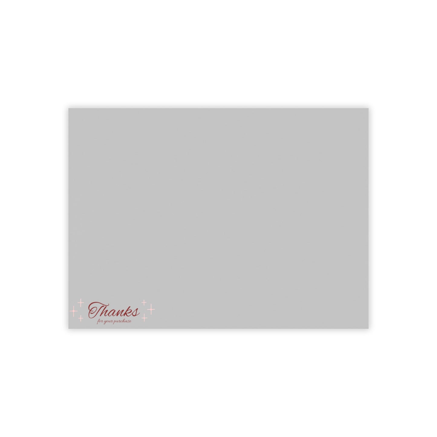 Grey " Thanks For Your Purchase" Post-it® Note Pads