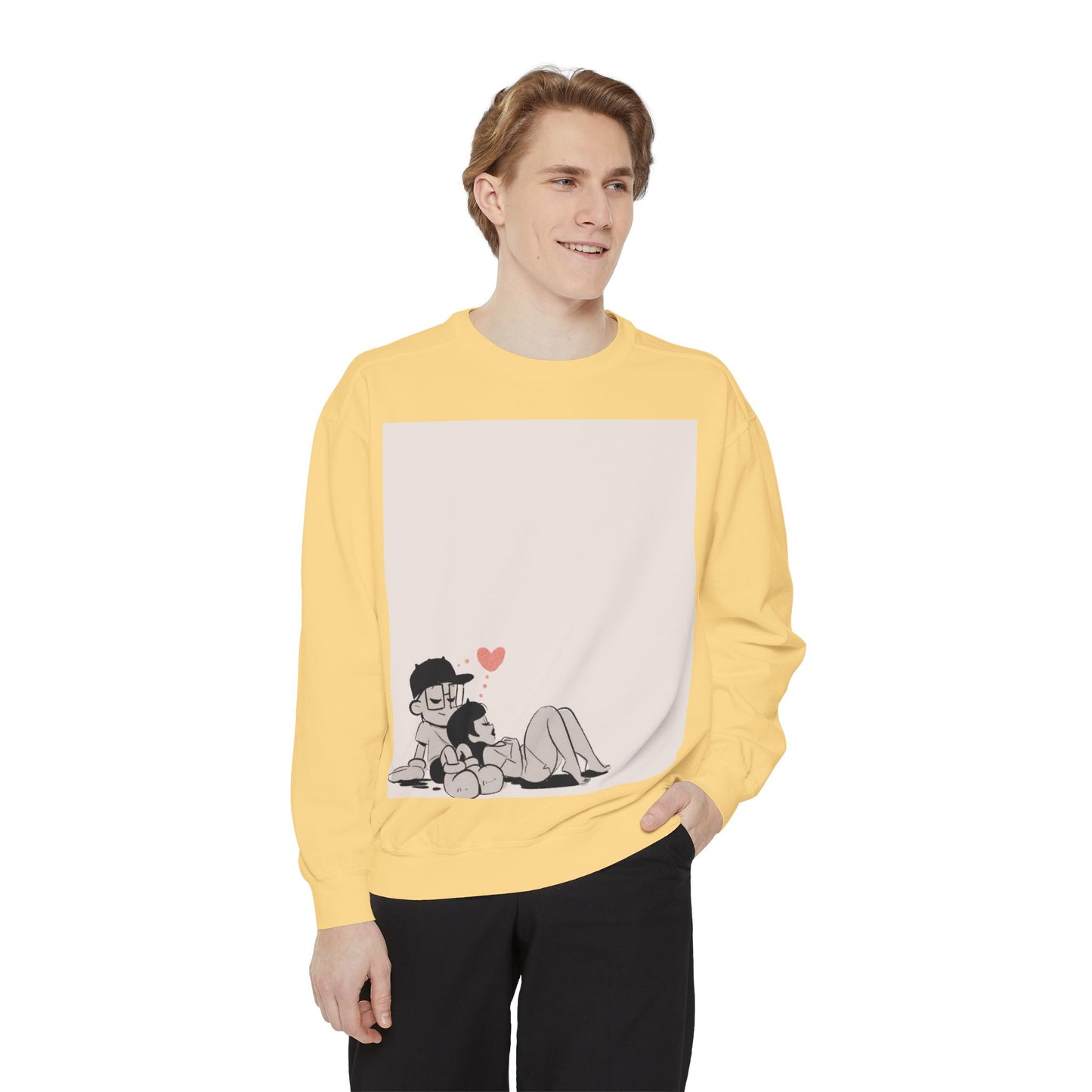 "Can We Talk For A Minute?.." ~ Unisex Garment-Dyed Sweatshirt