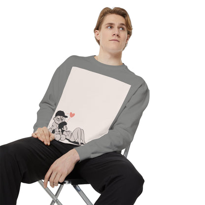 "Can We Talk For A Minute?.." ~ Unisex Garment-Dyed Sweatshirt