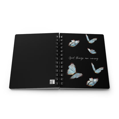 Inspirational Butterfly Journal, Good Things Are Coming Notebook, Gift for Students, Writers, Dreamers, Self-Care Diary