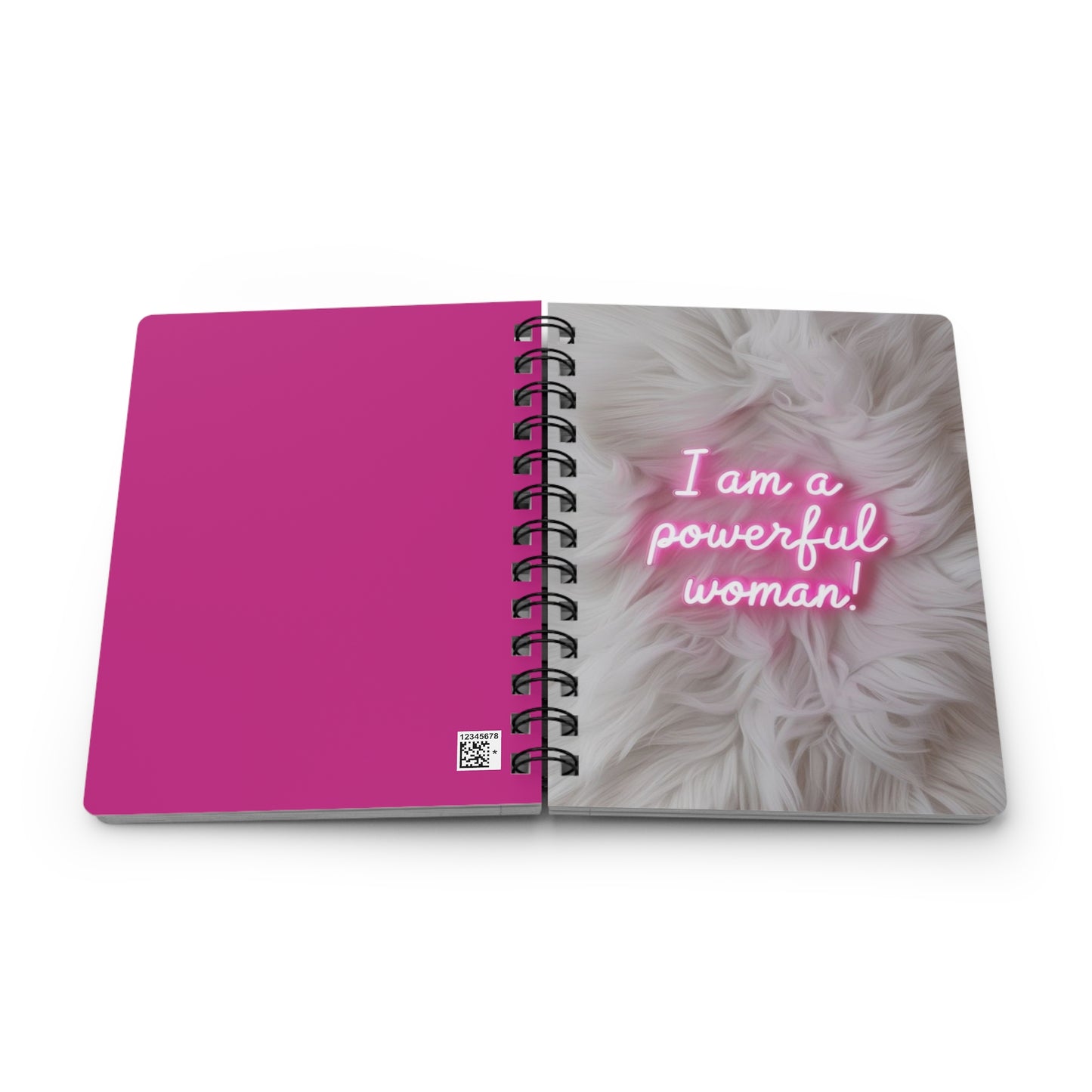 Empowering Spiral Bound Journal - 'I Am a Powerful Woman!' Inspirational Notebook, Gift for Women, Self-Care Journal, Writing Diary, [...]