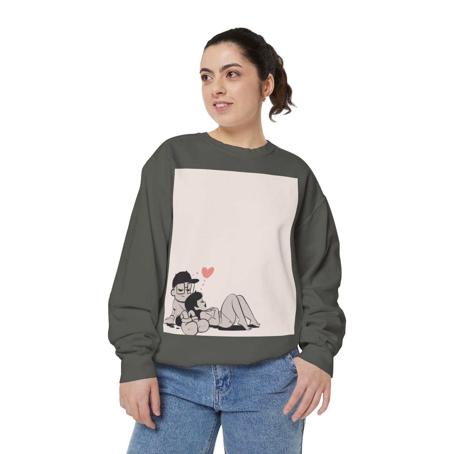 "Can We Talk For A Minute?.." ~ Unisex Garment-Dyed Sweatshirt