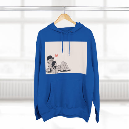 "Can We Talk For a Minute?..~ Three-Panel Fleece Hoodie