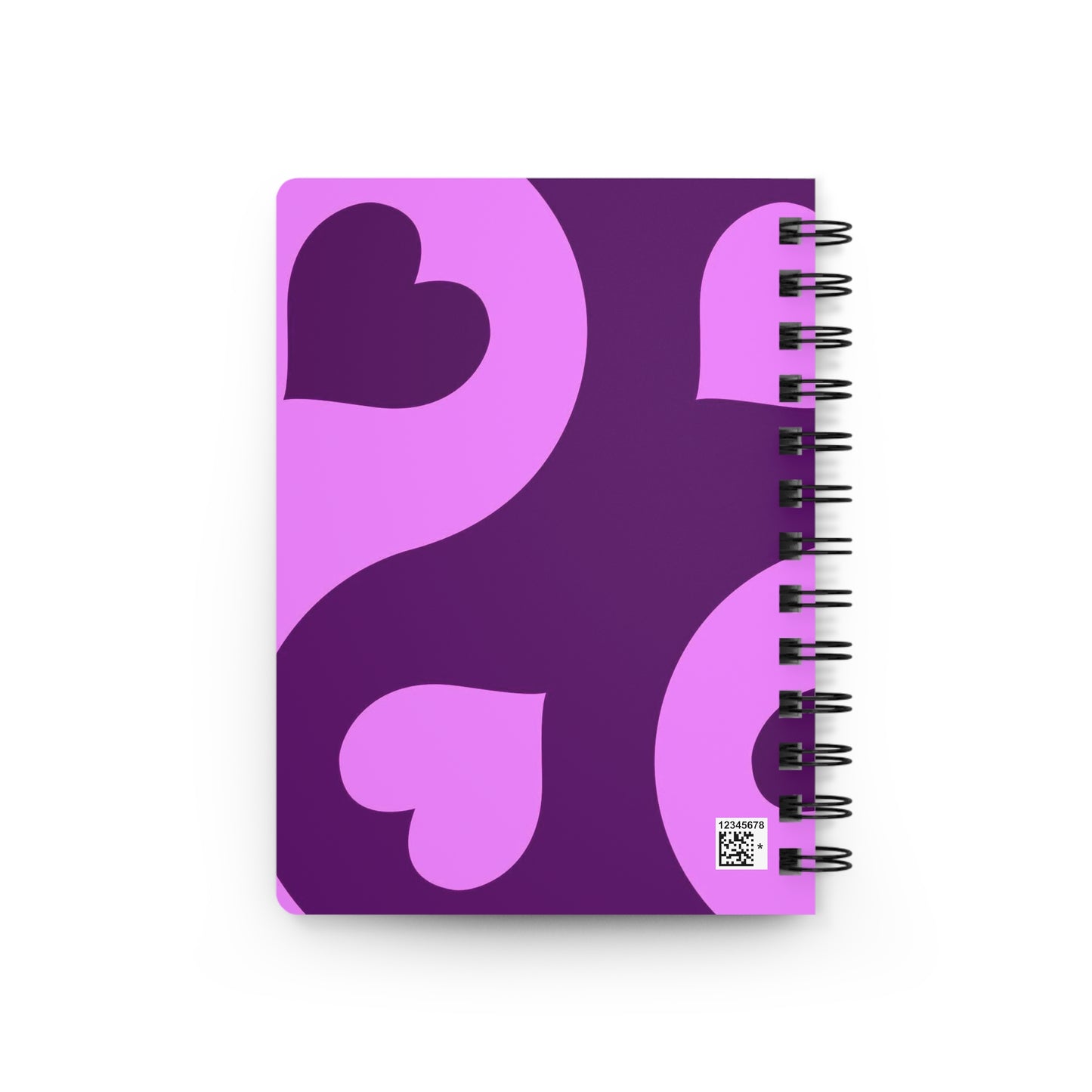 Vibrant Heart Spiral Bound Journal ~ Perfect for Journaling , Valentines Day Gift, Creative Writing, Note Taking, Love Notes