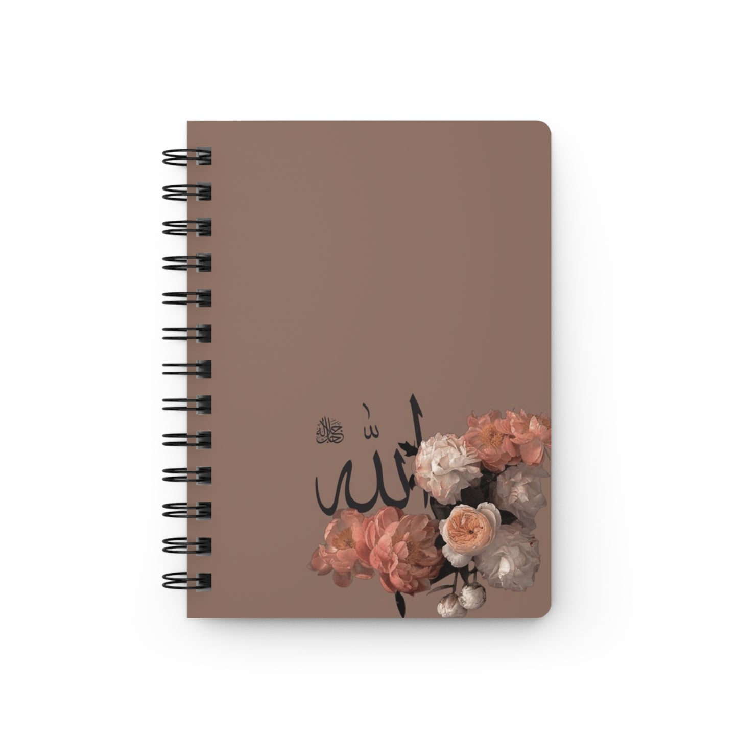 MuslimahNotebook Islamic Journal, Eid Gift for Her, Spiral Bound Planner, Faith Inspired Stationery, Muslimah Gift