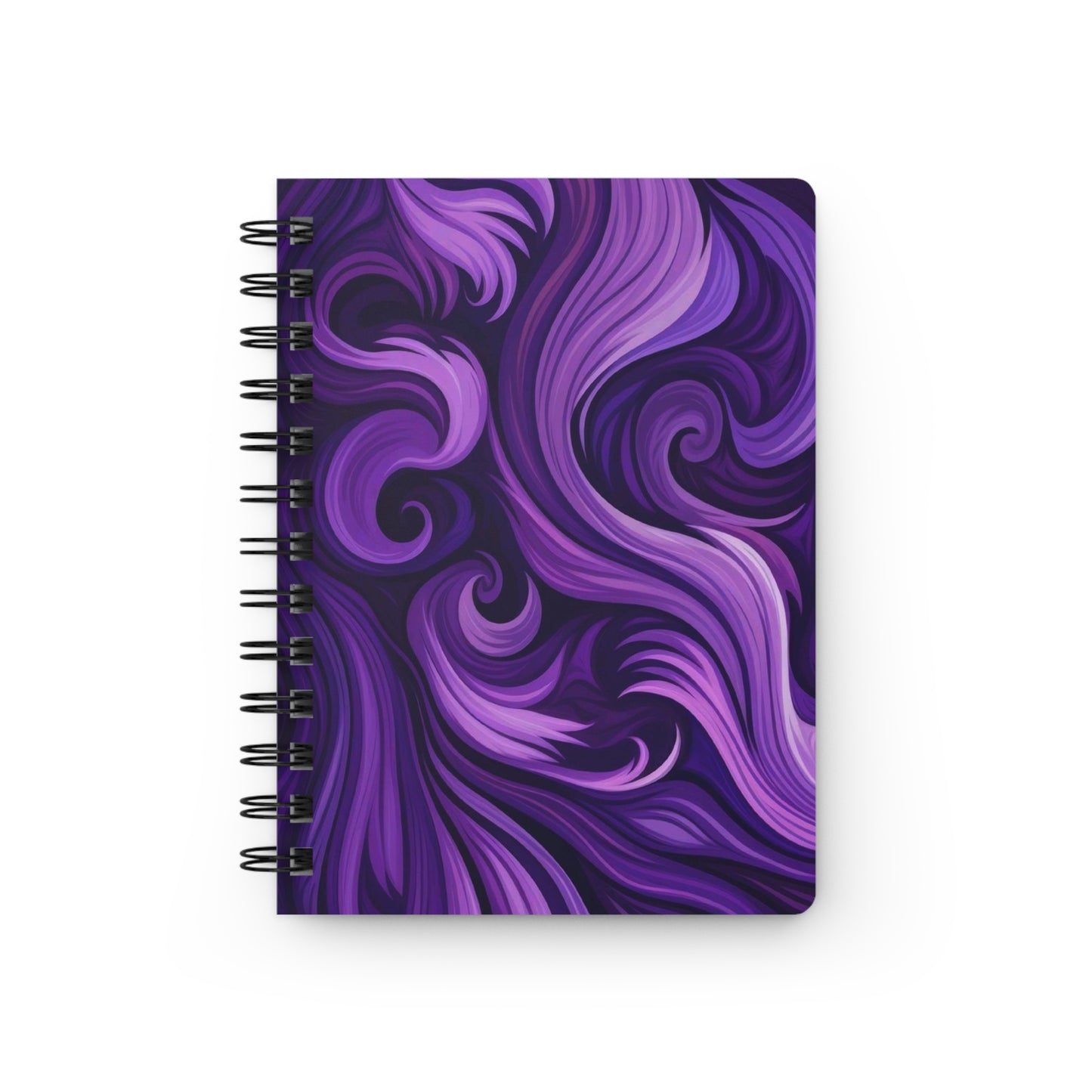 Elegant Purple Spiral Bound Journal | Journal for Writers, Art Lovers, Gift for Her, Diary, Creative Notes