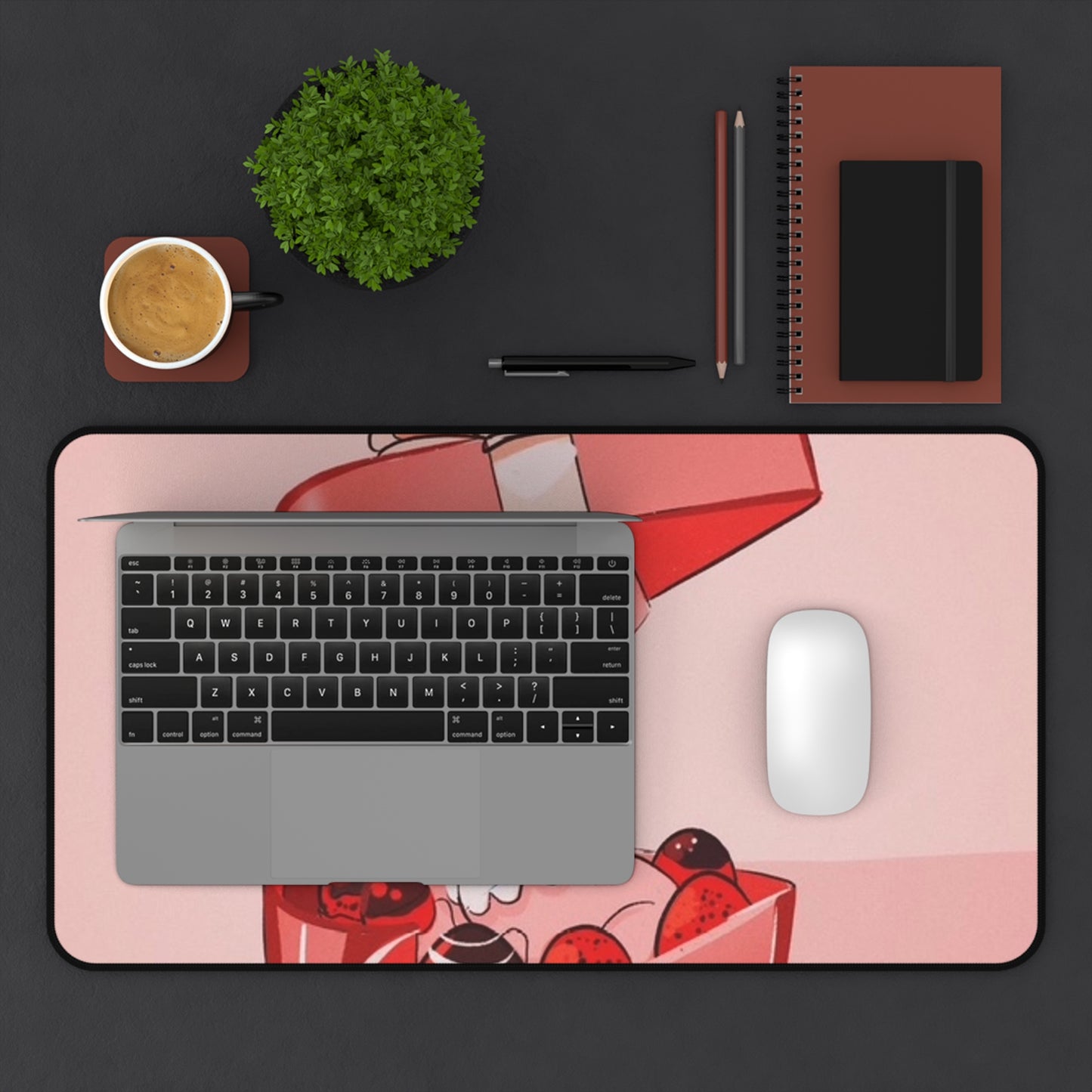 Naughty Girl Valentine's Day Desk Mat