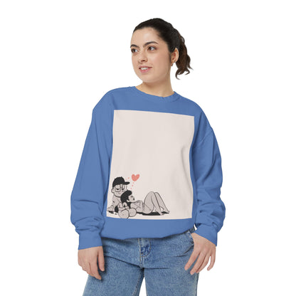 "Can We Talk For A Minute?.." ~ Unisex Garment-Dyed Sweatshirt