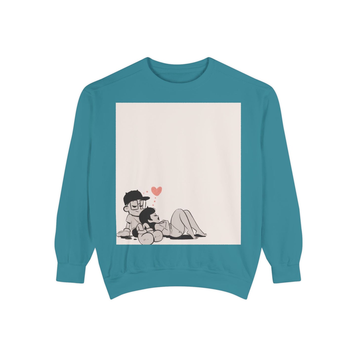 "Can We Talk For A Minute?.." ~ Unisex Garment-Dyed Sweatshirt