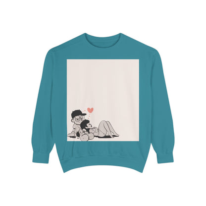 "Can We Talk For A Minute?.." ~ Unisex Garment-Dyed Sweatshirt