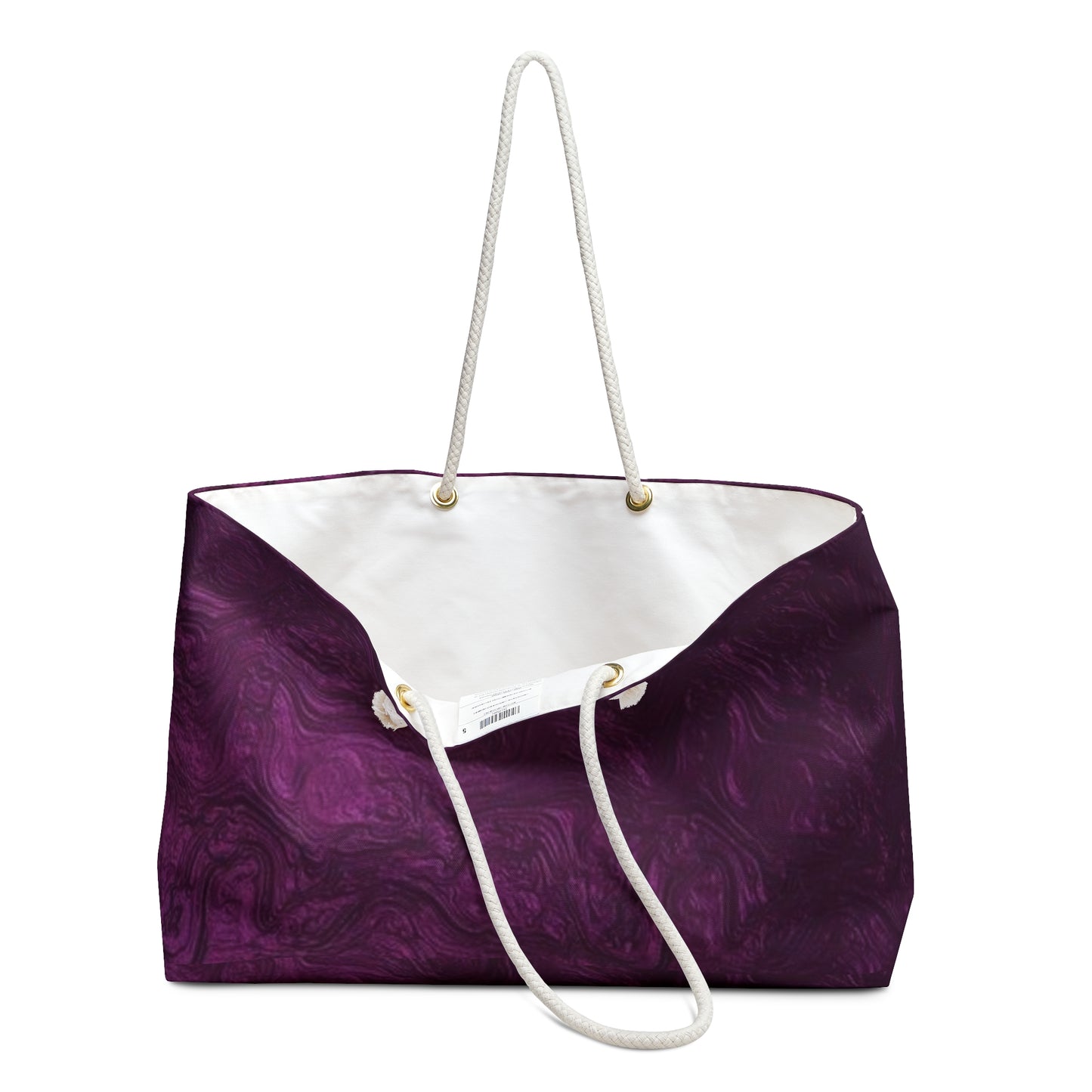 Elegant Purple Weekender Bag - Stylish Travel Tote for Weekend Getaways, Gym, Beach, Yoga, and Spa Days, Perfect Gift!