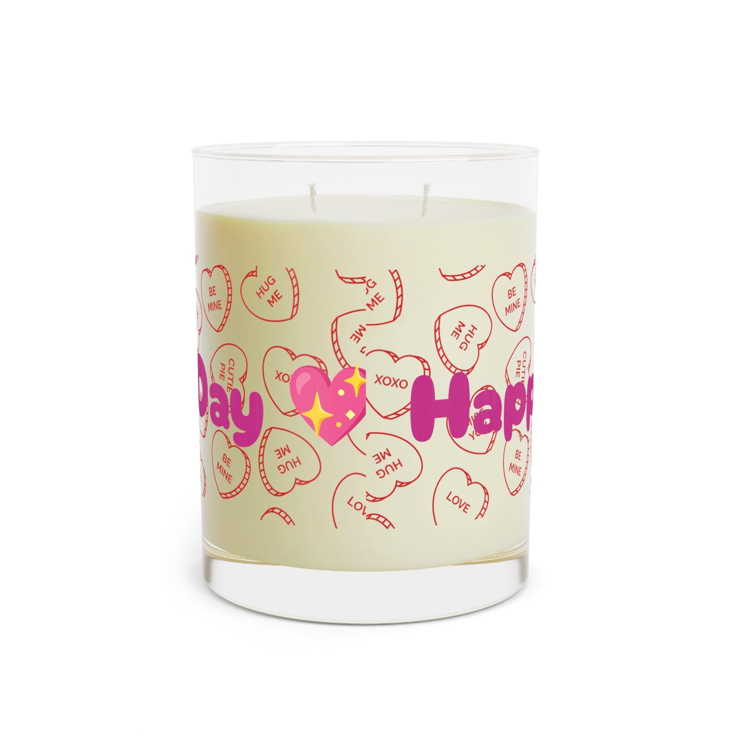 Happy Galentine's Day Scented Candle - Full Glass, 11oz