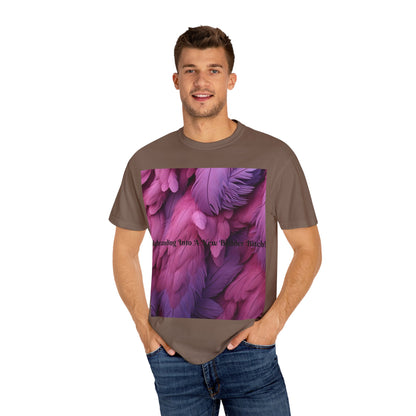 Rebranding Into A New Badder Bitch! ~ Purple/Pink Unisex Garment-Dyed T-shirt