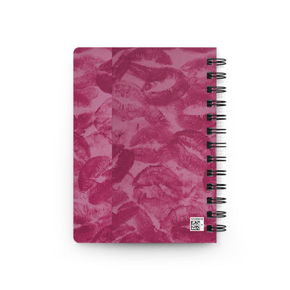 Romantic Kiss Design Spiral Bound Journal - Perfect for Love Notes, Gift for Her, Valentine's Day Diary, Creative Writing, Secret Thoughts