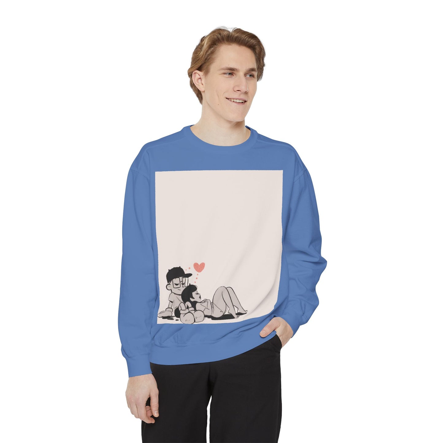 "Can We Talk For A Minute?.." ~ Unisex Garment-Dyed Sweatshirt