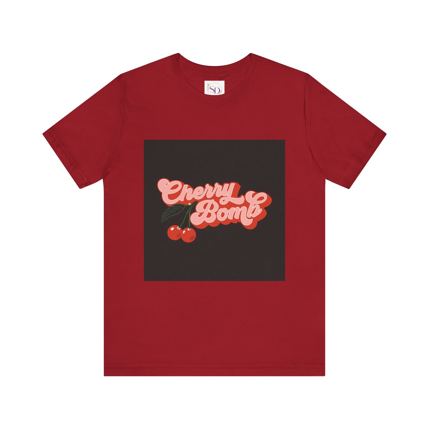 Cherry Bomb Unisex Tee | Playful Graphic T-Shirt for Casual Wear, Gifts for Friends, Summer Style, Music Lovers, Fun Tees