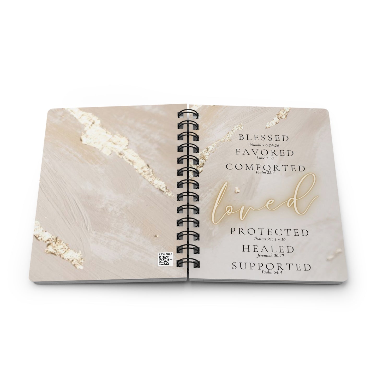 Inspirational Spiral Bound Journal | Motivational Writing Notebook for Self-Care, Spiritual Growth, Faith & Reflection, Perfect Gift