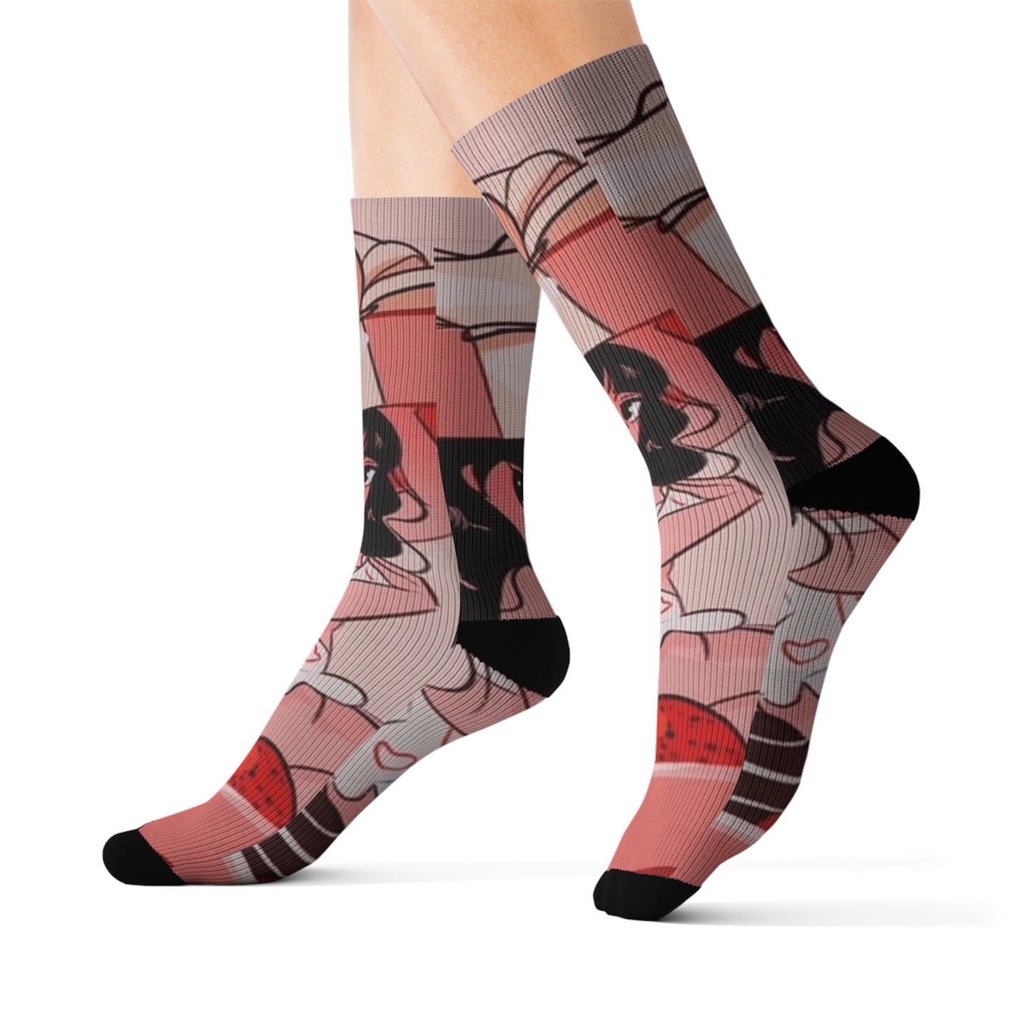 Valentine's Day Sublimation Socks