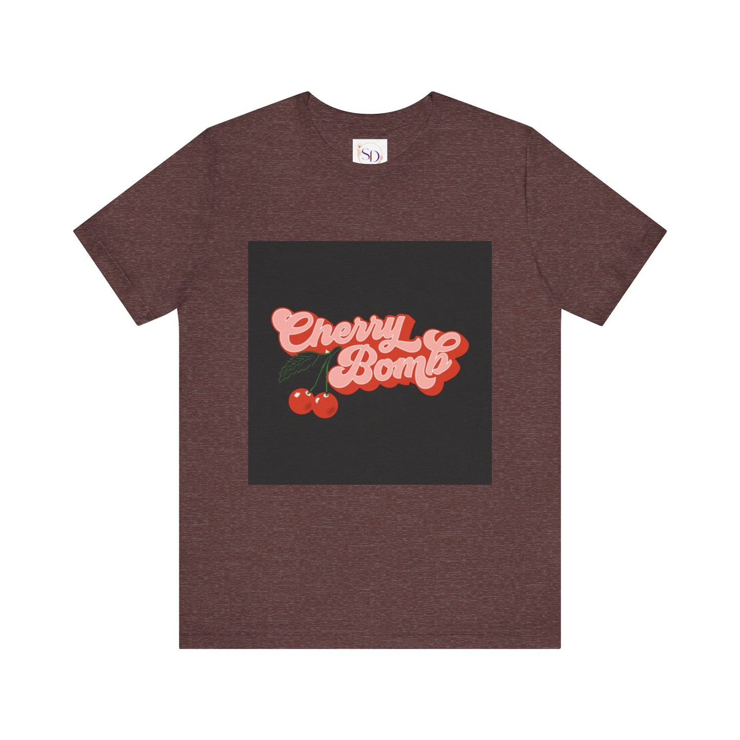 Cherry Bomb Unisex Tee | Playful Graphic T-Shirt for Casual Wear, Gifts for Friends, Summer Style, Music Lovers, Fun Tees