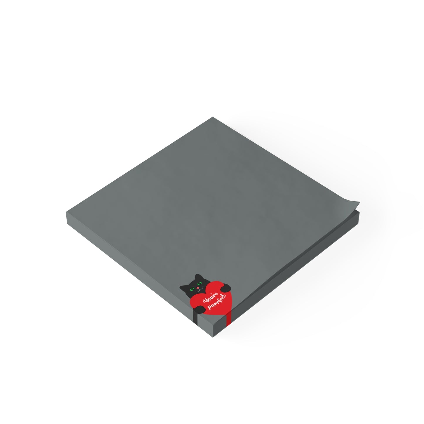 Grey "Your Purrfect" Post-it® Note Pads