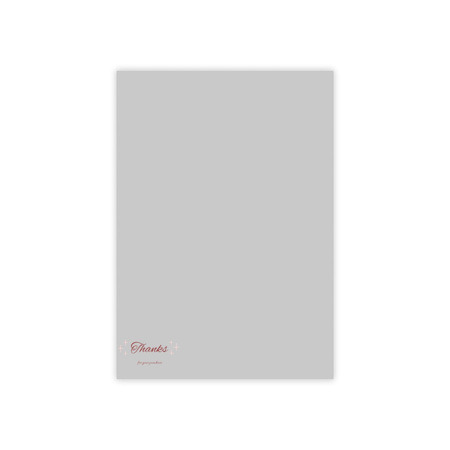 Grey " Thanks For Your Purchase" Post-it® Note Pads