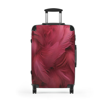"Rebranding Into A New Badder Bitch!" Feathered Suitcase~ Hot Pink