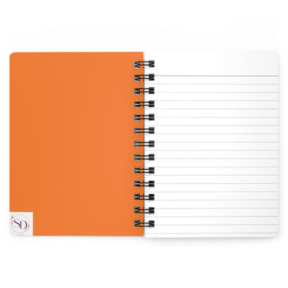 Vibrant Floral Spiral Bound Journal, Colorful Notebook for Art Lovers, Gift for Students, Journaling, Sketching, Note-Taking