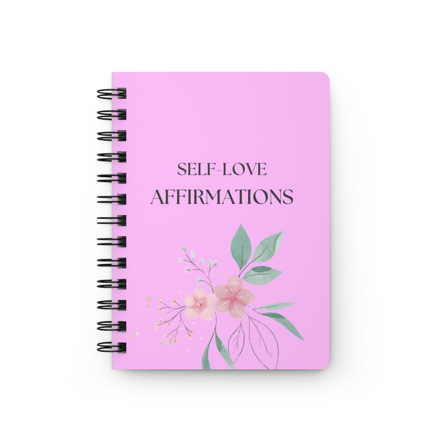 Self-Love Affirmations Journal, Inspirational Spiral Notebook, Self-Care Planner, Gratitude Journal, Positive Thinking Gift, Mindfulness