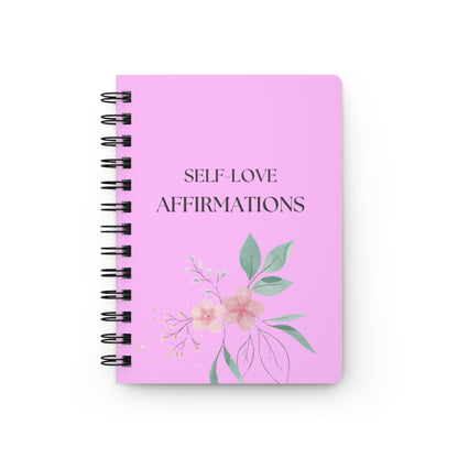 Self-Love Affirmations Journal, Inspirational Spiral Notebook, Self-Care Planner, Gratitude Journal, Positive Thinking Gift, Mindfulness