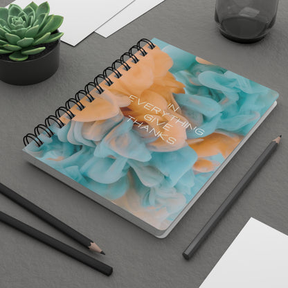 Inspirational Spiral Bound Journal, Motivational Notebook, Gratitude Journal, Eco-Friendly Writing Pad, Mindfulness Gift