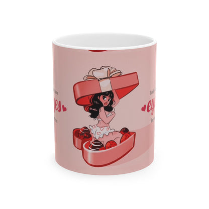 Naughty Girl Valentine's Day Ceramic Mug (11oz, 15oz)
