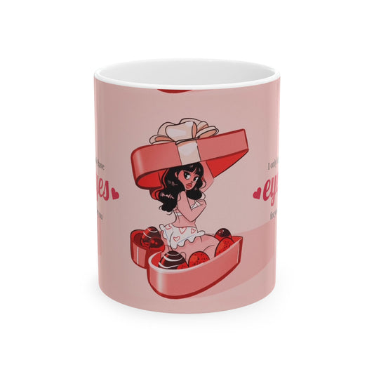 Naughty Girl Valentine's Day Ceramic Mug (11oz, 15oz)