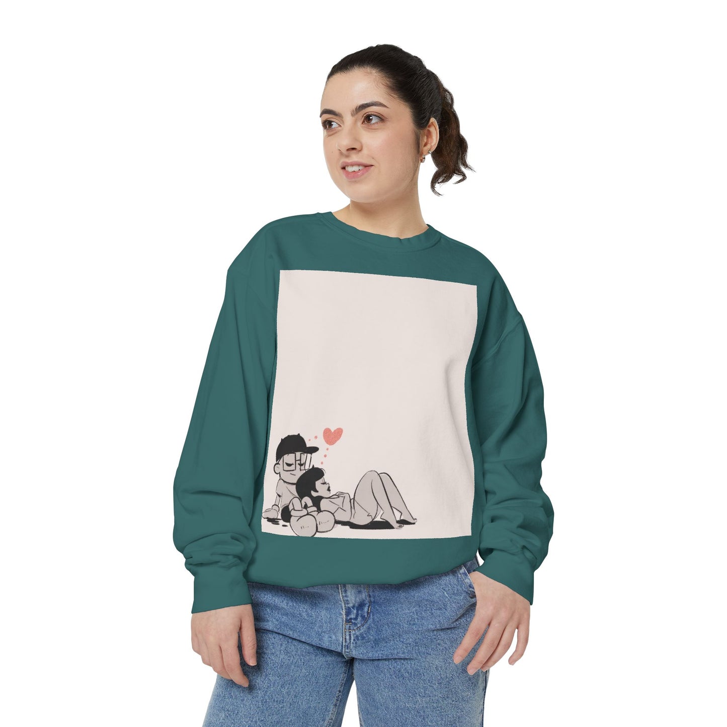 "Can We Talk For A Minute?.." ~ Unisex Garment-Dyed Sweatshirt