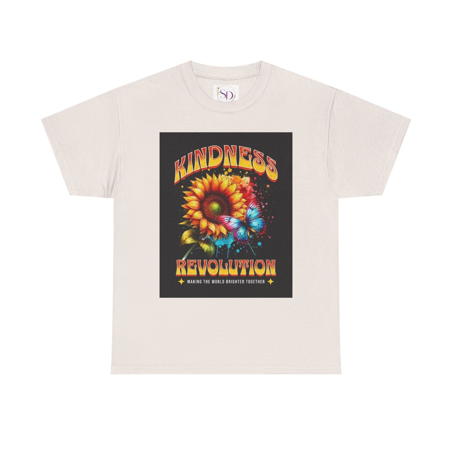 Kindness Revolution Tee: Vibrant Unisex Cotton T-Shirt for Positive Vibes, Gifts, Awareness, Everyday Wear, Casual Style