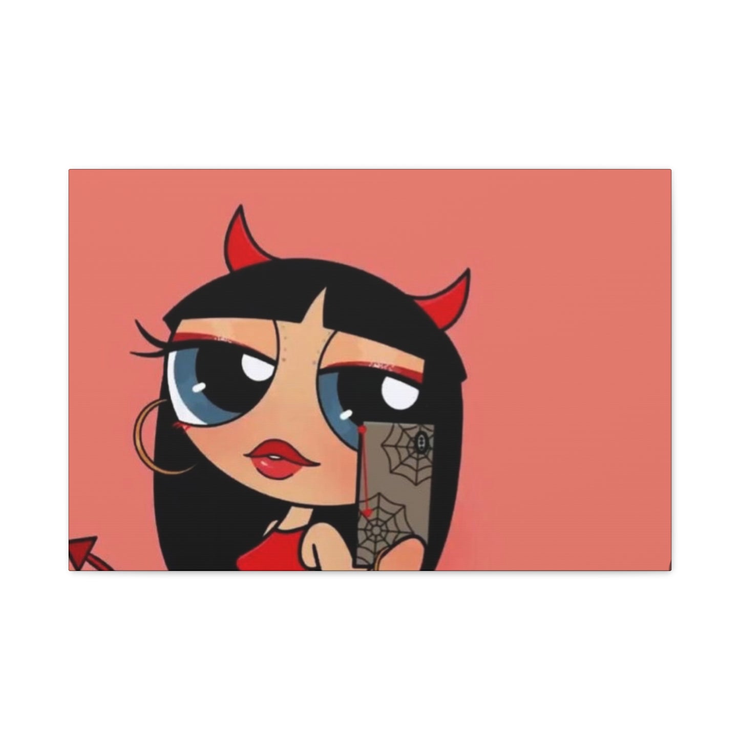 Devilish ImJustAGirl💅🏻🎀🫧~ Matte Canvas, Stretched, 1.25"